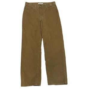 Levi's '94 Baggy Tan Camel Loose Relaxed Corduroy Pants Women's 30 x 31